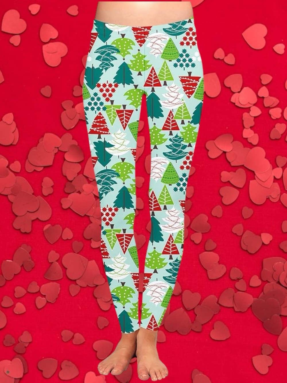 Two Left Feet Women's Christmas Leggings Size S-M (4-10)